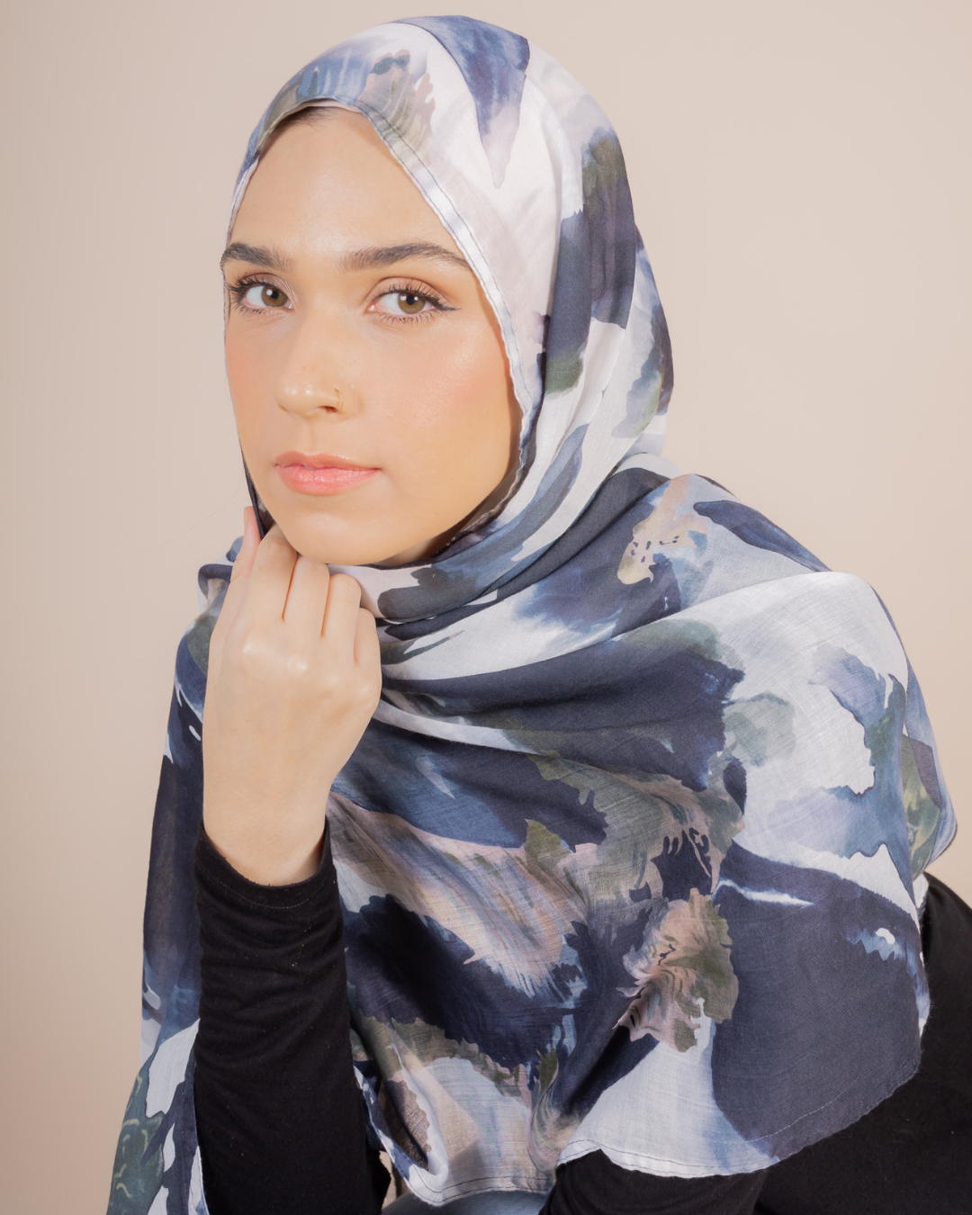 Pebble Beach Printed Viscose Hijab